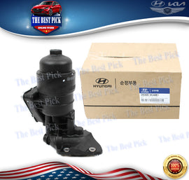 ⭐GENUINE⭐ Engine Oil Filter Housing for 10-17 Azera Santa Fe Sorento 263003CAB1