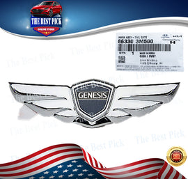 GENUINE REAR Trunk Wing Emblem for 2009-2014 Hyundai Genesis 863303M500