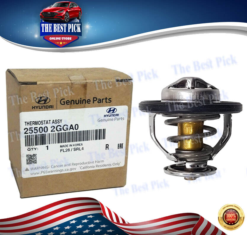 ⭐GENUINE⭐ Hyundai Kia Engine Coolant Thermostat 255002GGA0