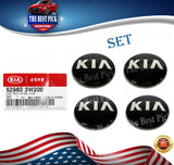 Kia 4PC wheel  Center Hub caps black  Sportage Optima Rio Soul 529603W200