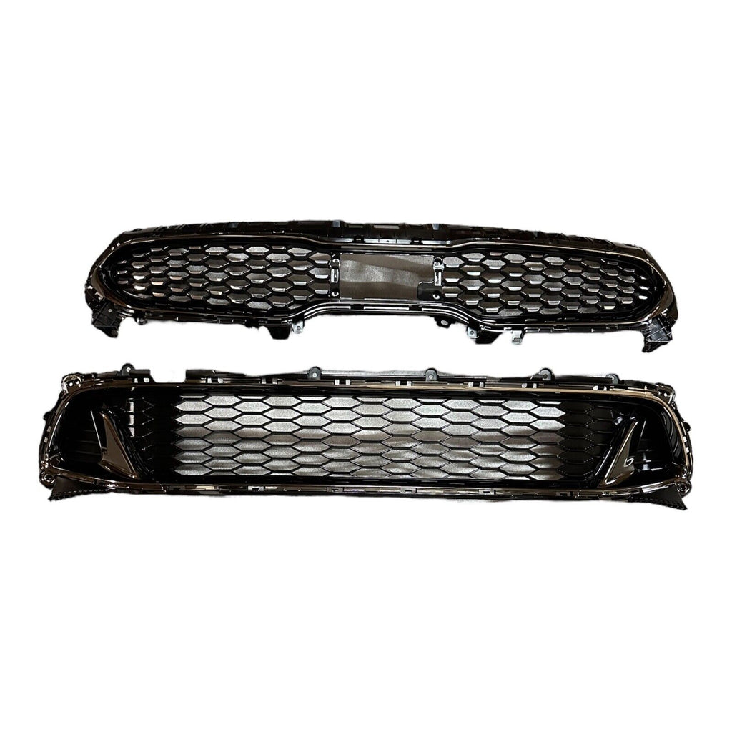 ⭐GENUINE⭐Radiator Grille UPPER & Lower  2018-21 Kia Stinger GT  86350J5800