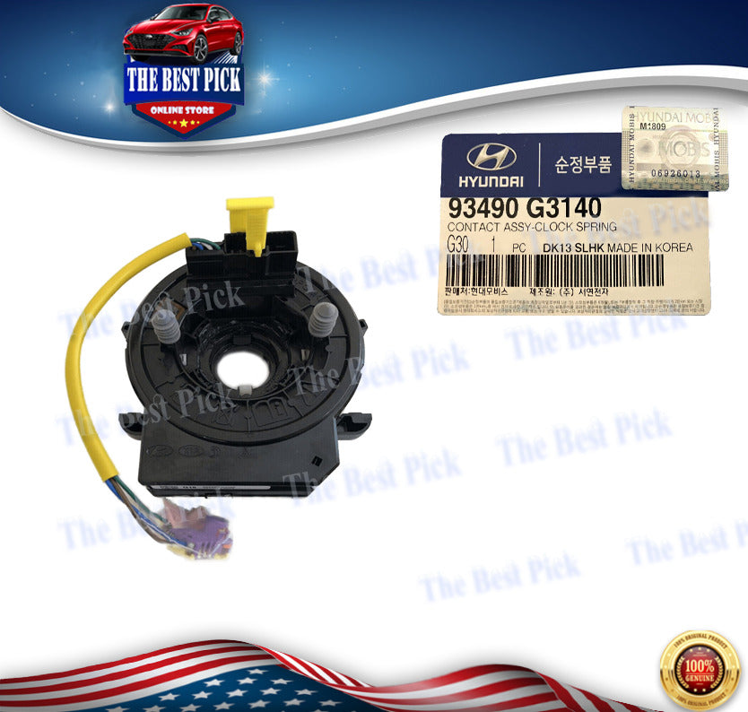 ⭐GENUINE⭐ Clock Spring W/O Heated for 2019-2021 Kia Forte 93490G3140