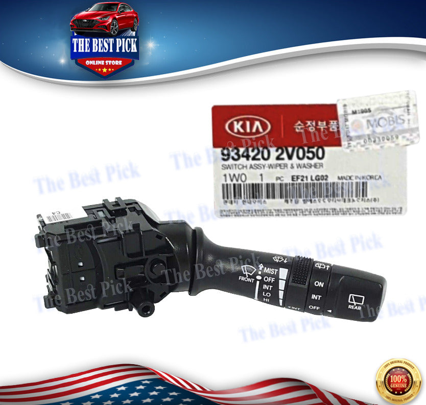 ⭐GENUINE⭐ WINDSHIELD WIPER ARM SWITCH VELOSTER RIO SORENTO ELANTRA GT 934202V050