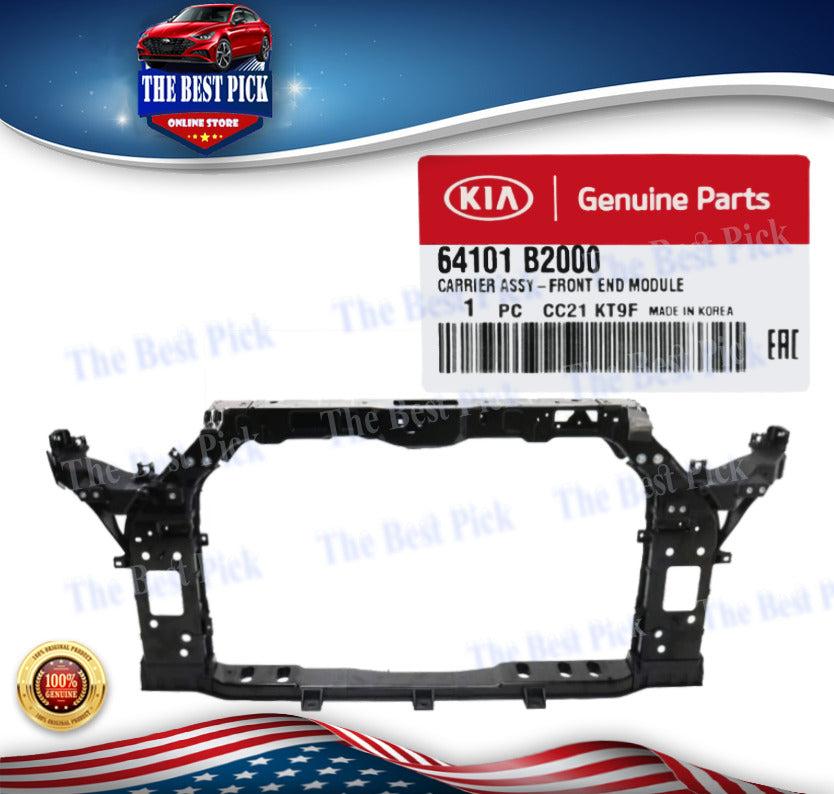 ⭐GENUINE⭐ FRONT RADIATOR SUPPORT For 2014-2017 KIA SOUL Assembly 64101B2000