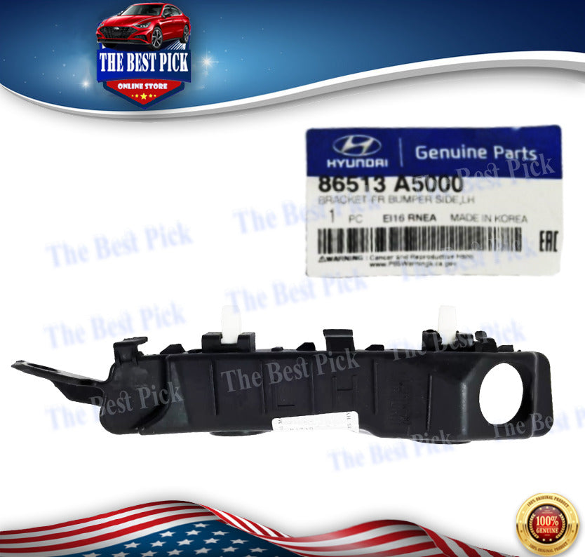 ⭐GENUINE⭐ Front Bumper Bracket Retainer LEFT For Elantra GT 2013-2017 86513A5000