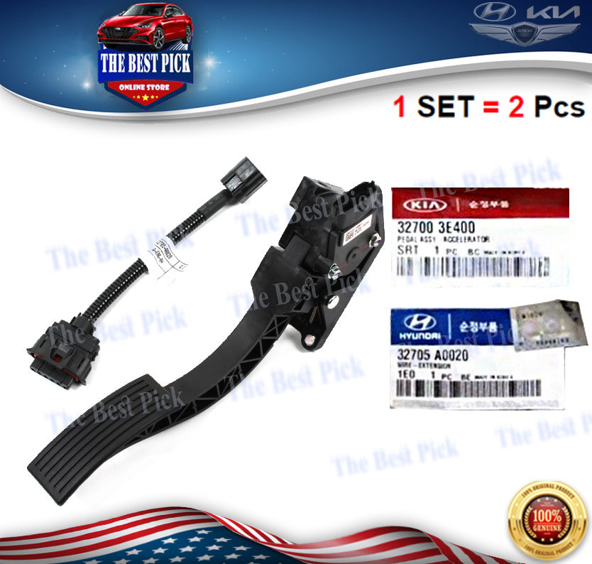 ⭐GENUINE⭐ Acceleration Pedal Module +Sensor SET 2002-2009 Kia Sorento 327003E400