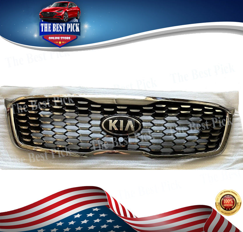 ⭐GENUINE⭐ Front Radiator Grille Camera Hole for 2019 2020 Kia Sorento 86380C5600