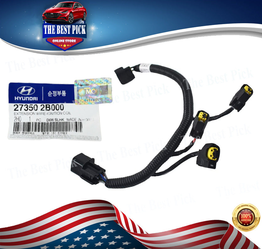 ⭐GENUINE⭐ Ignition Coil Wire Harness for 2010-2014 Veloster Rio Soul 273502B000