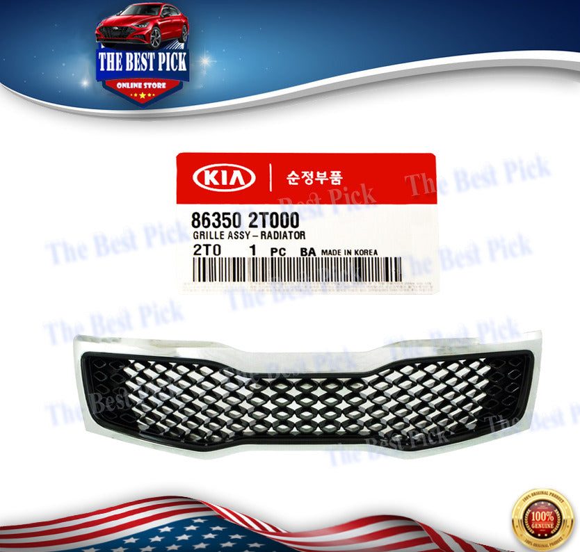 ⭐ GENUINE ⭐ Radiator Grille Chrome for 2011-2013 Kia Optima 863502T000