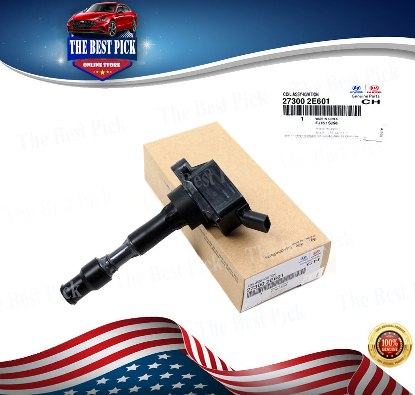 ⭐GENUINE⭐Ignition Coil for Hyundai Sonata Elantra Kona Kia Forte 2.0L 273002E601