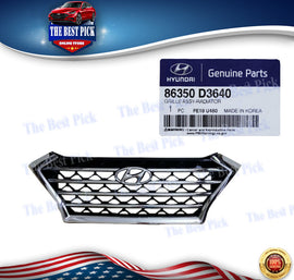 GENUINE Radiator Grille Chrome W/O Camera for 19-21 Hyundai Tucson 86350D3640