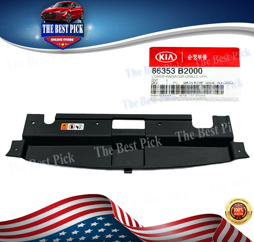 ⭐GENUINE⭐ Grille Cover Upper Sight Shield Panel KIA SOUL 2014-2019 86353B2000