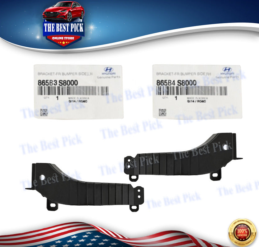 Genuine BRACKET-BUMPER SIDE 1 SET = 2 PCs LH+RH Hyundai Palisade 2020-2021