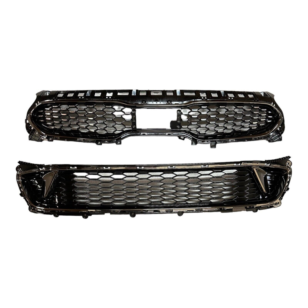 ⭐GENUINE⭐Radiator Grille UPPER & Lower  2018-21 Kia Stinger GT  86350J5800