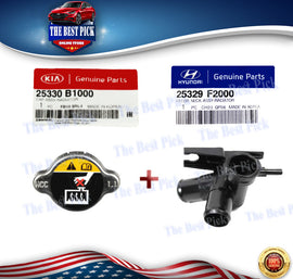 Genuine Radiator Coolant Filler Neck + CAP for VELOSTER 19-20 ELANTRA 17-20 2.0L