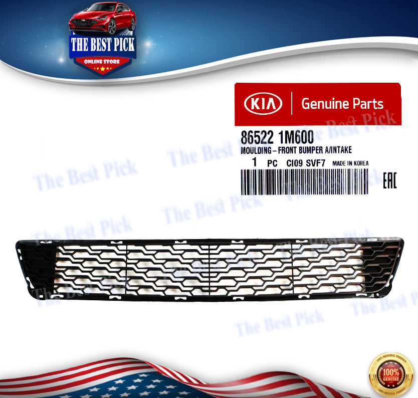 ⭐GENUINE⭐ FRONT BUMPER GRILLE LOWER for 2010-2013 Kia Forte SEDAN 865221M600