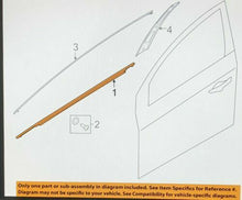 Load image into Gallery viewer, ⭐GENUINE⭐ FRONT DOOR WINDOW BELT MOLD LEFT SIDE FOR SONATA 2015-2019 82210C1000