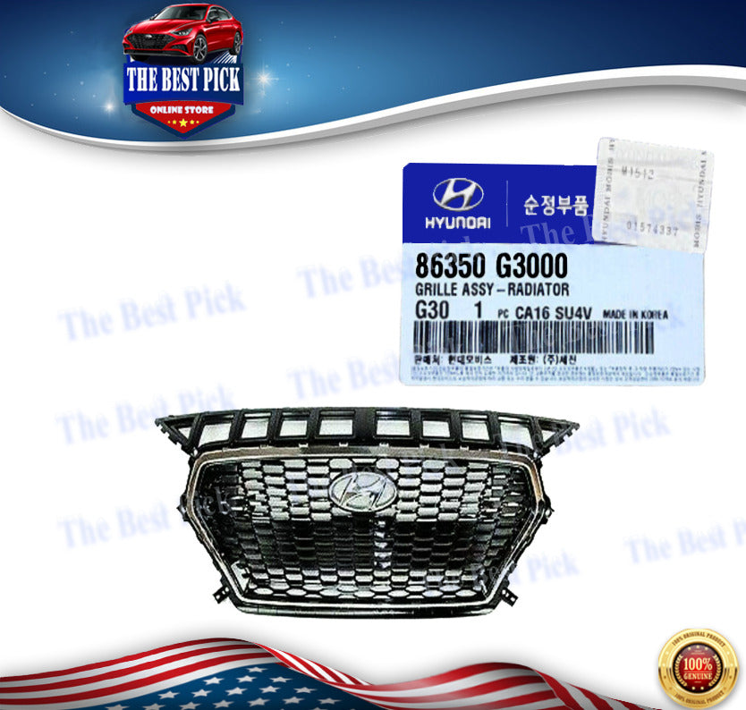 ⭐GENUINE⭐ GRILLE RADIATOR FRONT HYUNDAI ELANTRA GT 2.0L 2018-2020 86350G3000