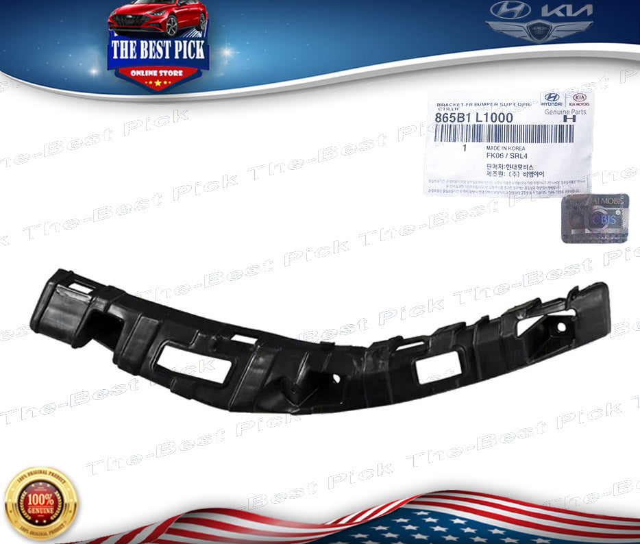 ⭐GENUINE⭐ FRONT BUMPER UPPER BRACKET LEFT FOR 2020-2023 Sonata HYBRID 865B1l1000