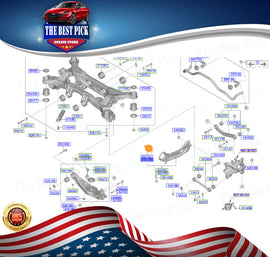 ⭐GENUINE⭐ HYUNDAI SANTA FE 2020 Bush trailing arm RH 55275S1000