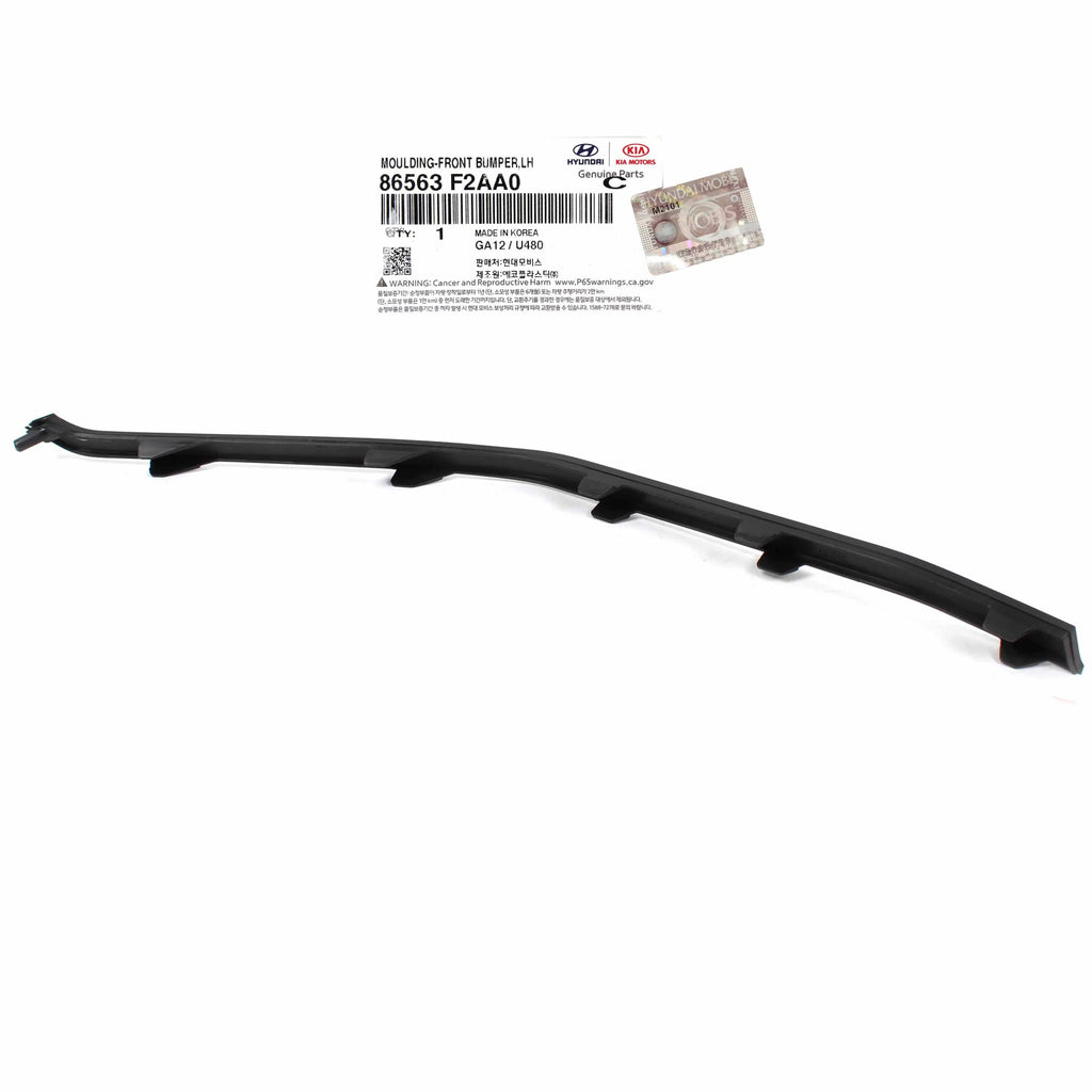 ⭐GENUINE⭐ Front Bumper Lower Molding LEFT for 19-20 Hyundai Elantra 86563F2AA0