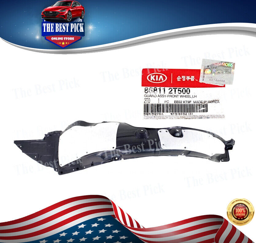 Genuine Front Fender Liner Left DRIVER Side FOR KIA OPTIMA 2014-2015 868112T500