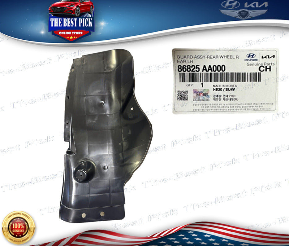 Rear Left rear + Right rear  Splash Shield  ELANTRA 22 86825AA000 + 86826AA000