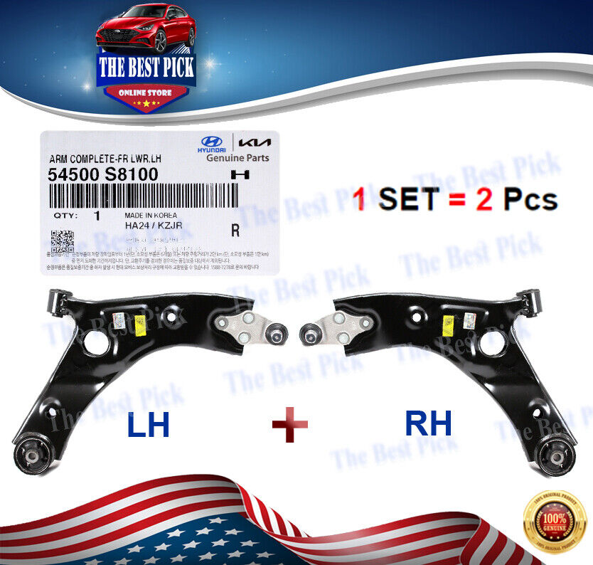 ⭐GENUINE⭐Control Arm Lower FRONT LH + RH for 20-22 Palisade Telluride 54501S8100