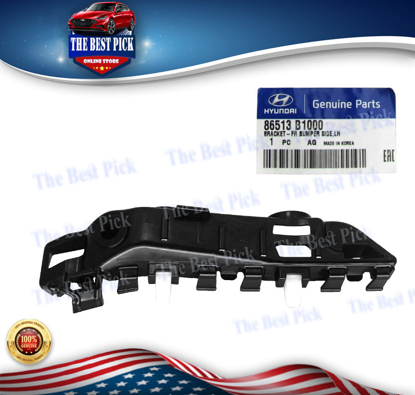 ⭐GENUINE⭐ BRACKET FRONT BUMPER SIDE LH FOR 2015-2016 GENESIS 86513B1000