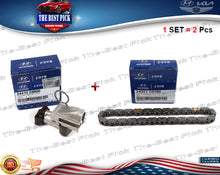 Load image into Gallery viewer, GENUINE Camshaft Chain 1Kit=2PC Fits 2003-12 Hyundai 2.0L 2432123780 +2441023800