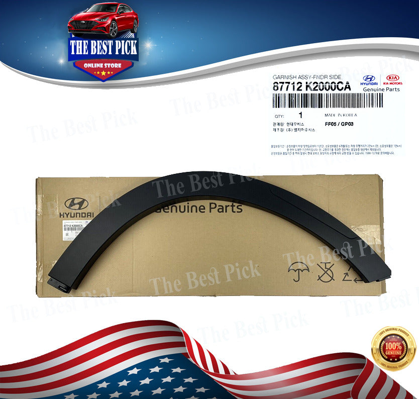 GENUINE⭐ FRONT Fender Wheel Molding Right PASSE 87712K2000CA Hyundai Venue 20-22