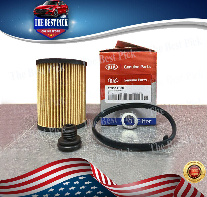 GENUINE Oil Filter Pack w/Seals Fits 2021 Kia Optima 2.5L Engine  263502S000