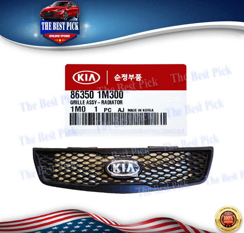 ⭐GENUINE⭐ Grille Radiator Front for 2010-2013 Kia Forte Koup 863501M300