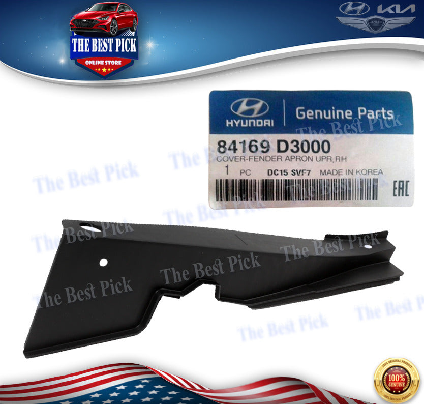 ⭐GENUINE⭐ Cover Fender Apron Upper RIGHT For TUCSON 2015-2018 84169D3000
