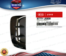 Load image into Gallery viewer, ⭐GENUINE⭐ Wing Air Flow Fender Intake Vent Trim LH KIA STINGER 18-21 87771J5300