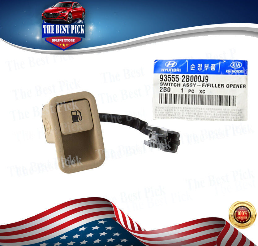 GENUINE FUEL GAS DOOR RELEASE SWITCH  HYUNDAI SANTA Fe 2007 -2009 935552B000J9