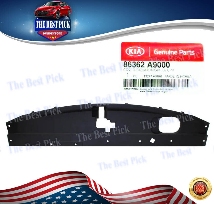 Genuine Cover Radiator Grille Upper Sight Shield FOR KIA SEDONA 15-20 86362A9000