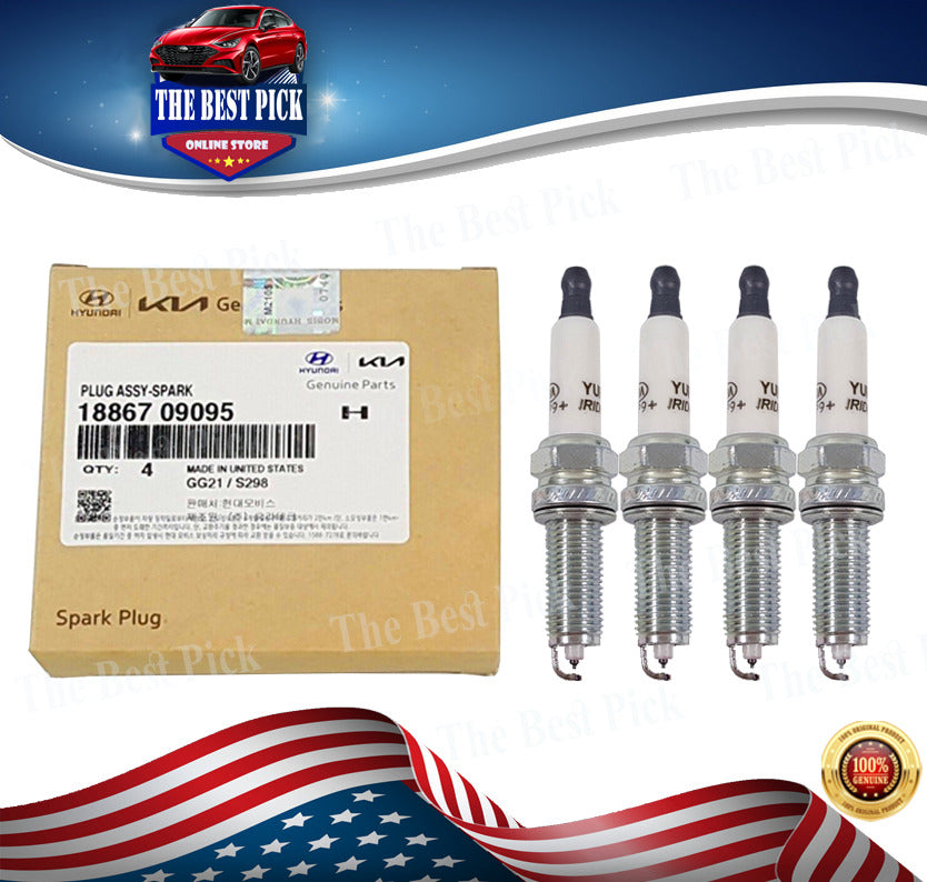 ⭐GENUINE⭐ Ignition System Spark Plug Assembly (1 SET = 4Pcs) 1886709095