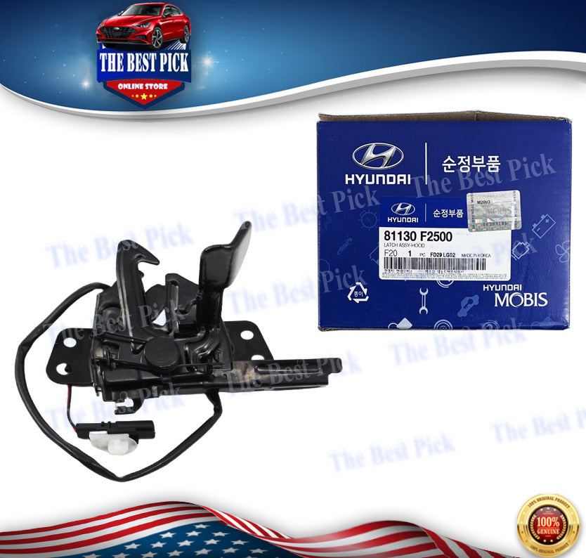 ⭐GENUINE⭐ Hood Lock Latch for 2019-2020 Hyundai Elantra Sedan 81130F2500