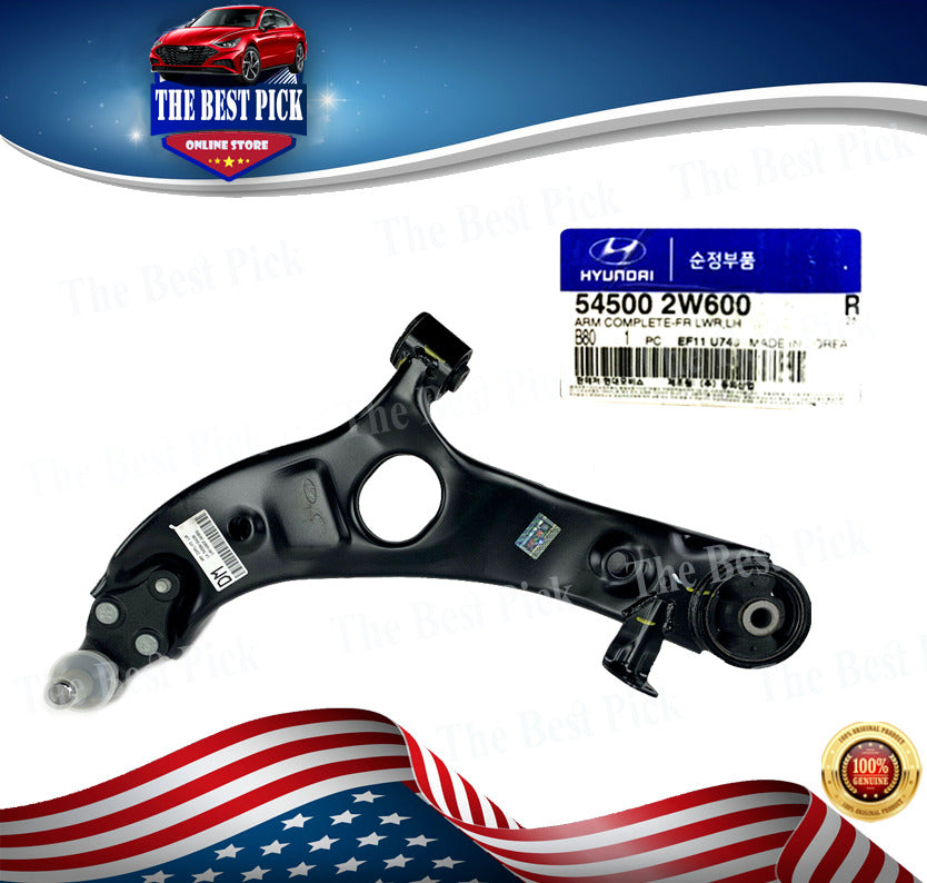 GENUINE for 12-15 Hyundai SANTA FE Control Arm FRONT LEFT DRIVER 545002W600