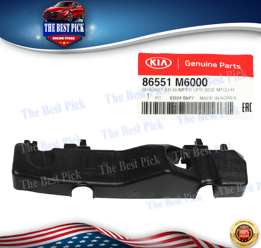 ✅GENUINE✅ Front Bumper Bracket LEFT DRIVER for 2019-2022 Kia Forte 86551M6000