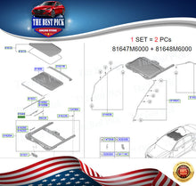 Load image into Gallery viewer, Kia Forte 2020 Sunroof Repair Guide for Driver and Pass 1 SET = 2 PCs 81647M6000