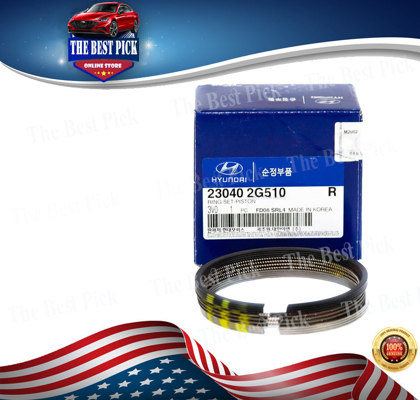 ⭐GENUINE⭐ Piston Ring For Sonata Optima Sorento SantaFe 13-18 2.4L 230402G510