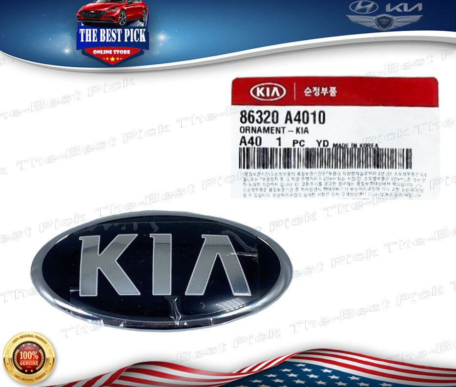 ⭐GENUINE⭐ REAR Tail Gate Logo Emblem "KIA" For Kia Seltos 2020-2021 86320A4010