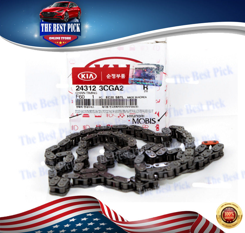 GENUINE Timing Chain for 12-19 Genesis G70 Azera Genesis Santa Fe V6 243123CGA2