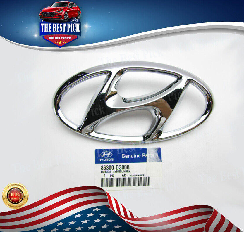 ⭐GENUINE⭐ Front Grille Emblem Badge for 2016-2020 Hyundai Tucson 86300D3000