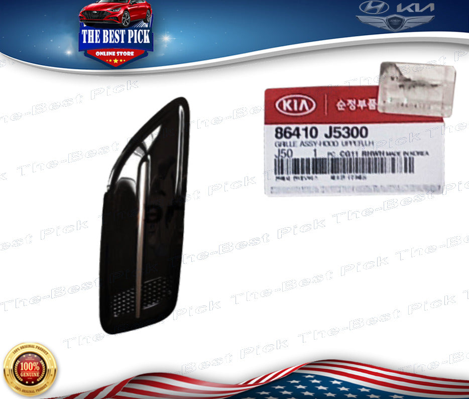 ⭐GENUINE⭐ Air Flow Intake Hood Bonnet Vent Cover LH kia stinger 18-20 86410J5300