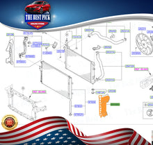 Load image into Gallery viewer, ⭐GENUINE⭐ HYUNDAI Santa Fe Condenser Line-Side Air Baffle Left 29136B8800