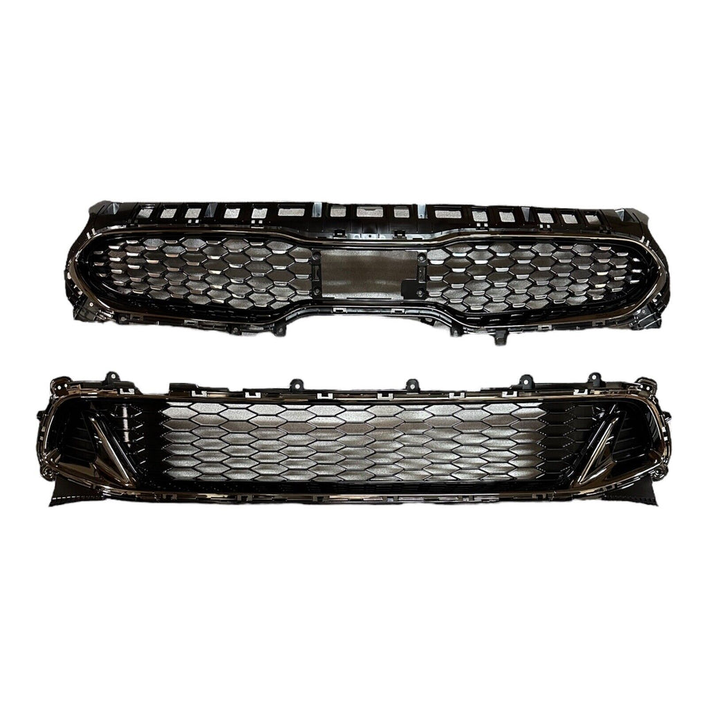 ⭐GENUINE⭐Radiator Grille UPPER & Lower  2018-21 Kia Stinger GT  86350J5800