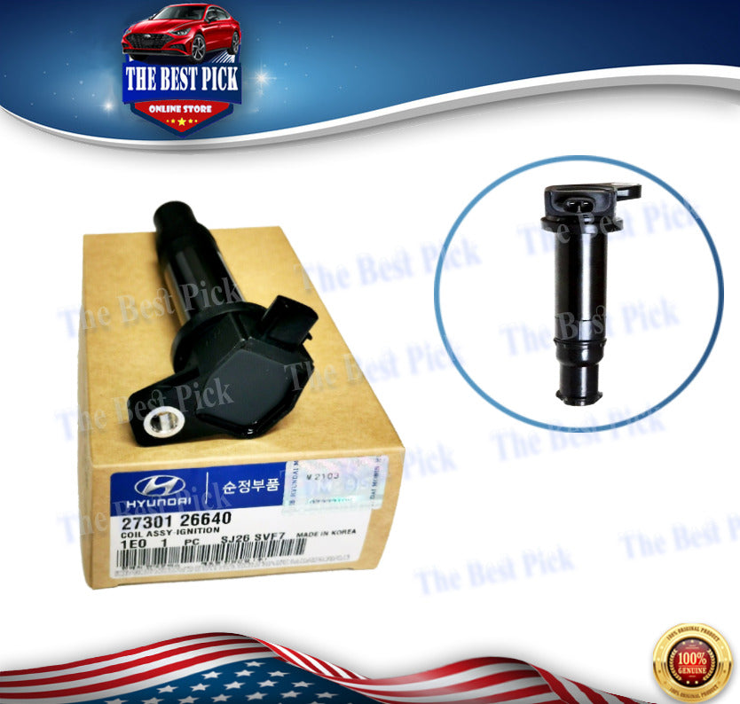 ⭐GENUINE⭐ Ignition Coil for 2006-2011 Hyundai Accent Kia Rio 1.6L 2730126640